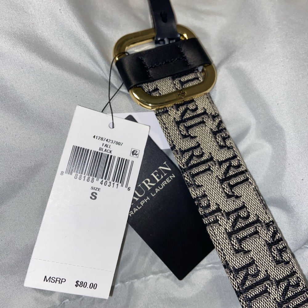 Woman’s Ralph Lauren “Lauren” RLL print belt